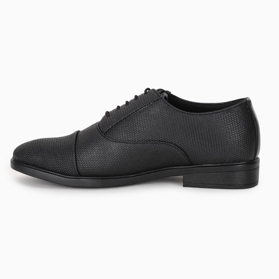 Men's Formal Shoes, काला, large