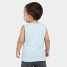 Infants' Vest, Aqua, small