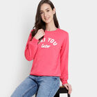Round Neck Sweatshirt, Coral, small image number null