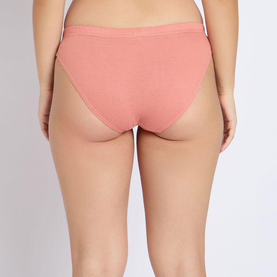 Ladies' 100% Cotton Panty, Pink, large image number null