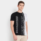 Regular Round Neck T-Shirt, Black, small image number null