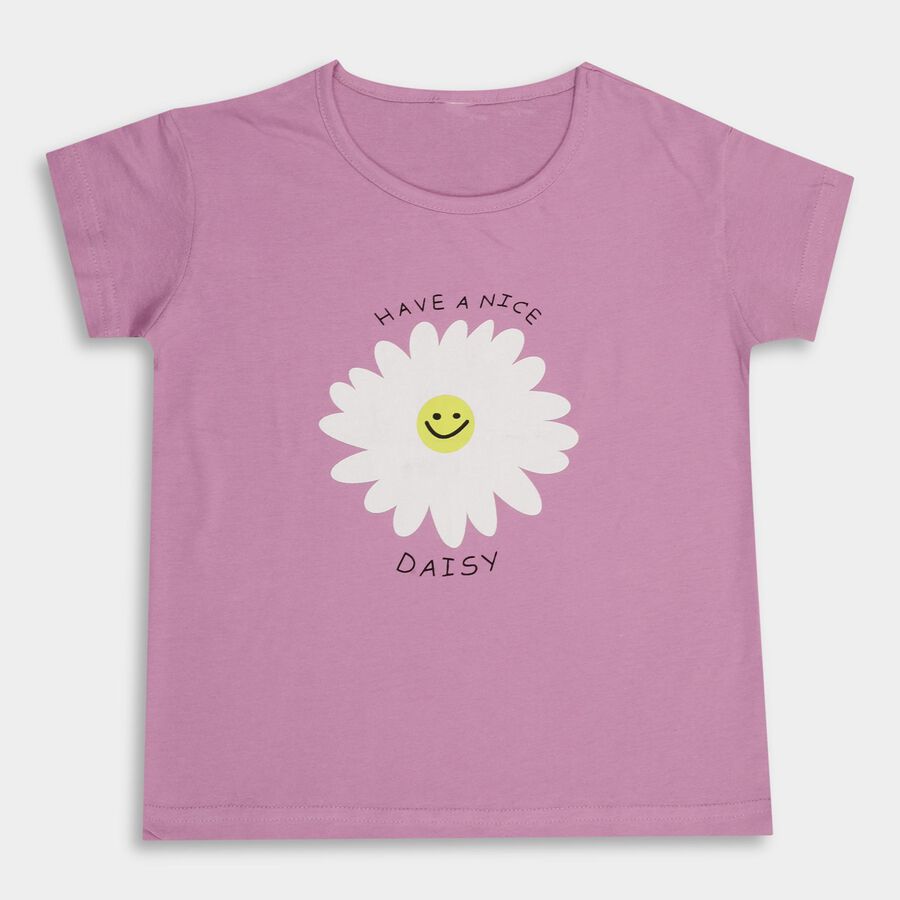 Girls' T-Shirt , लाइलेक, large image number null
