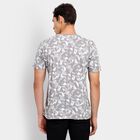 Men's 100% Cotton Round Neck Half Sleeves T-Shirt, Dark Grey, small image number null