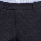 Checks Formal Trousers, Navy Blue, small image number null