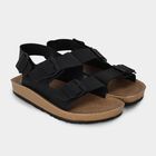 Men's Sandal, काला, small