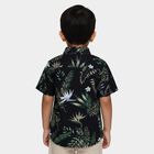 Boys Navy Blue Cotton Half Sleeve Classic Casual Shirt, Navy Blue, small