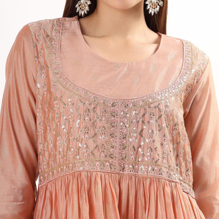 Ladies' Kurta, हल्का गुलाबी, large image number null