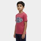 Boys' Half Sleeves T-Shirt, Pink, small