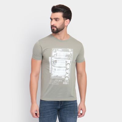 Men's Round Neck Half Sleeves T-Shirt 