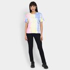 Ladies' 100% Cotton Round Neck T-Shirt , Pink, small image number null