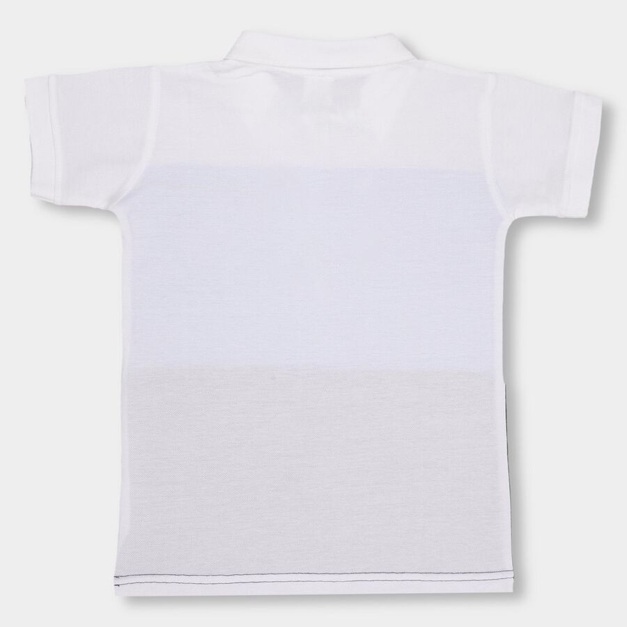 Boys' 100% Cotton Half Sleeves T-Shirt, हल्का नीला, large image number null