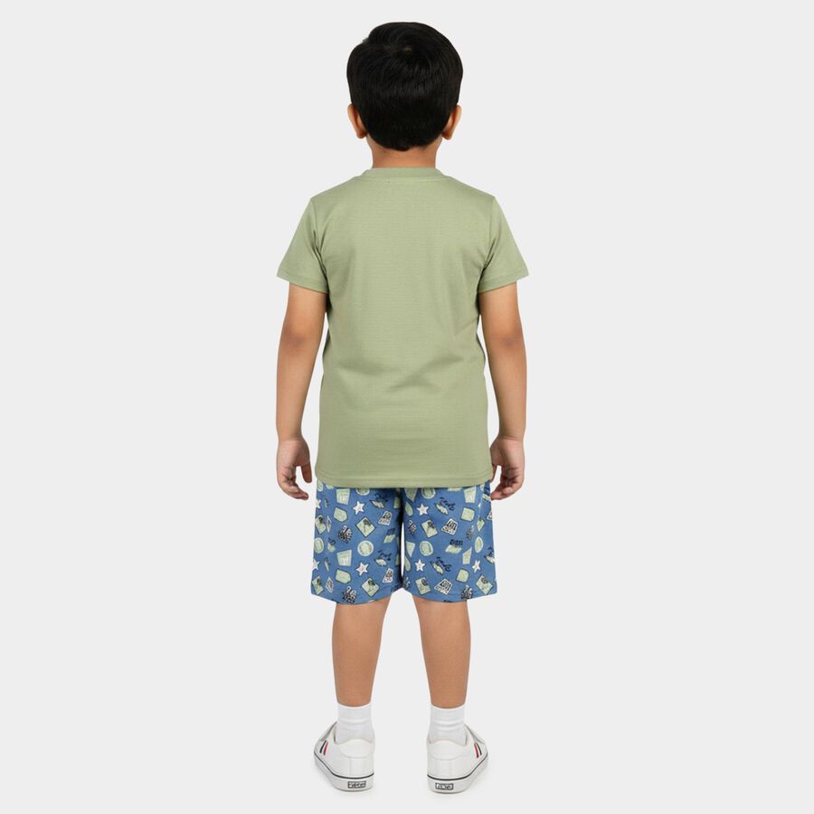 Boys' Knit Baba Suit, Light Green, large
