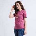 Ladies' Round Neck T-Shirt , Purple, small image number null