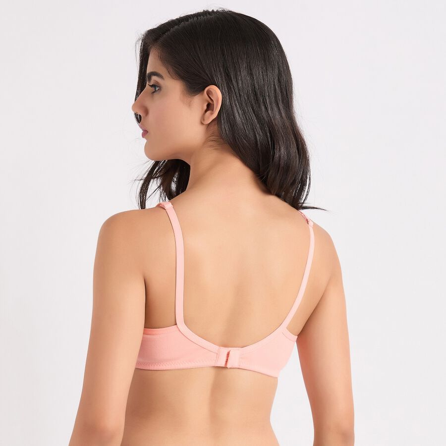 Ladies' Non-Padded Bra, Peach, large image number null