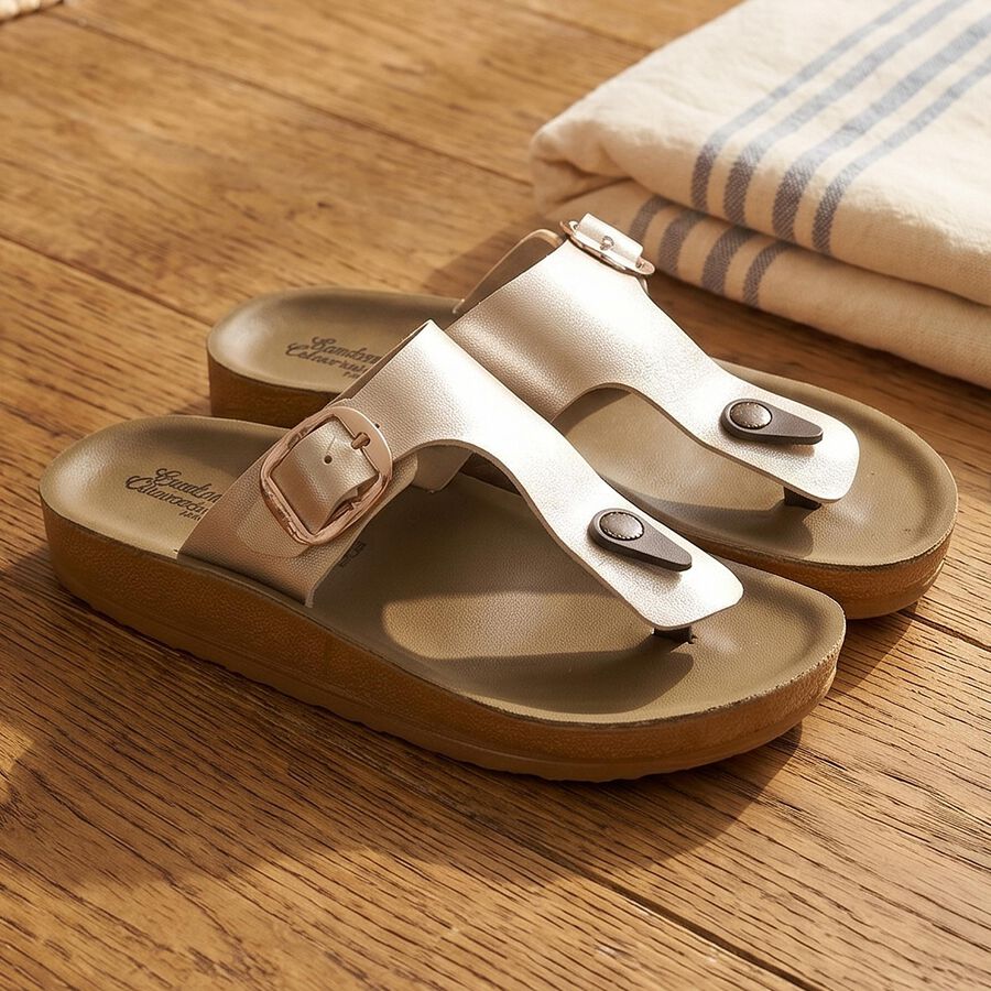 Ladies' Sandal, Beige, large