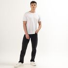 Men's Charcoal Black Slim Fit Five-Pocket Jeans, Dark Grey, small image number null