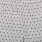 Girls' White Regular Fit Printed Shorts, ऑफ व्हाइट, small