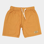 Boys Cotton Solid Bermuda, भूरा, small image number null