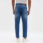 Men's Medium Blue Straight Fit Jeans, Mid Blue, small image number null