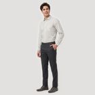 Men Light Green Striped Regular Fit Formal Shirt, Light Green, small