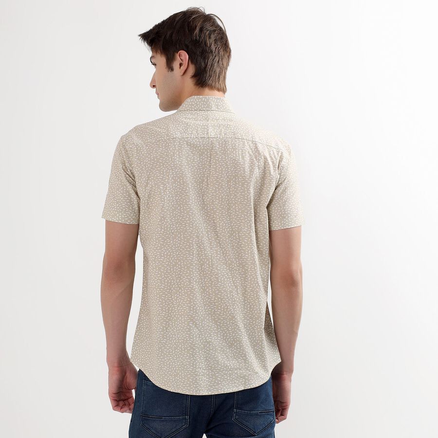 Men's 100% Cotton Regular Collar Casual Shirt, गहरा पीला, large image number null
