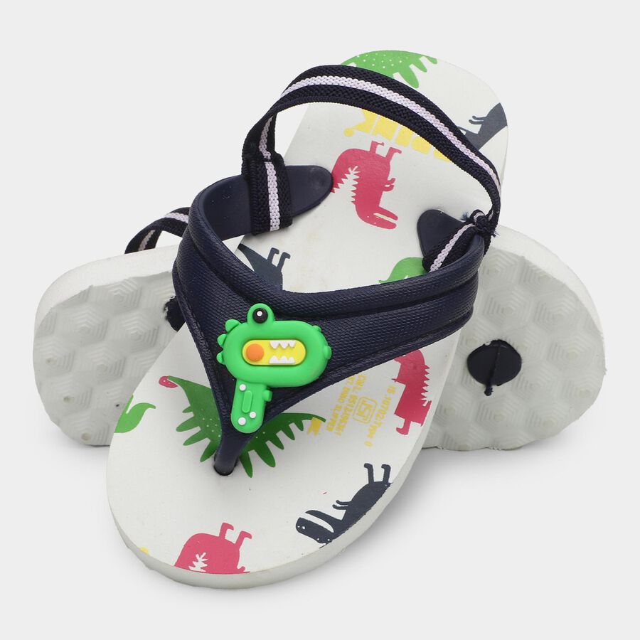 Boys' Slipper, सफ़ेद, large image number null