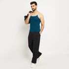 Men's 100% Cotton Gym T-Shirt , टील ब्लू, small