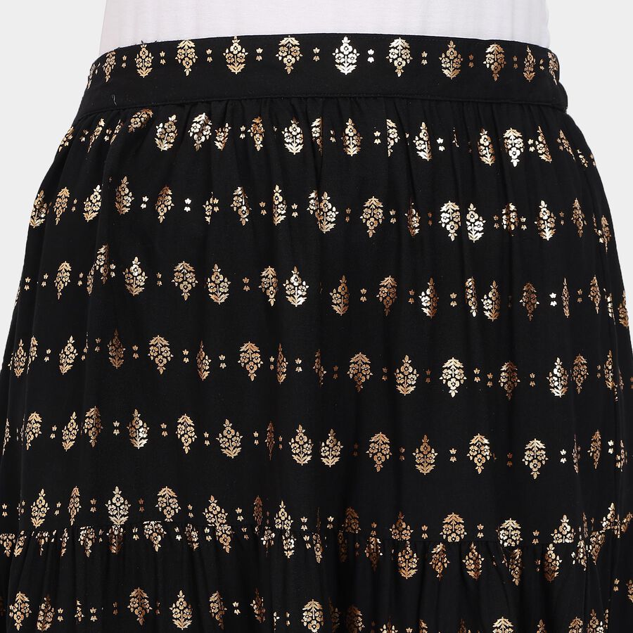 Ladies' Lehenga Skirt , Black, large image number null