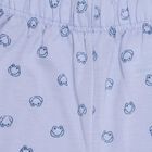 Girls' Light Lavender Printed Elastic Waist Pyjama, हल्का नीला, small image number null