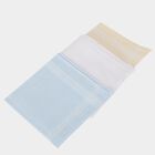 Boys Multicolour Solid Pack of 3 Handkerchief, हल्का ग्रे, small