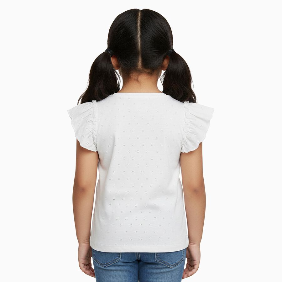 Girls' T-Shirt, White, large image number null