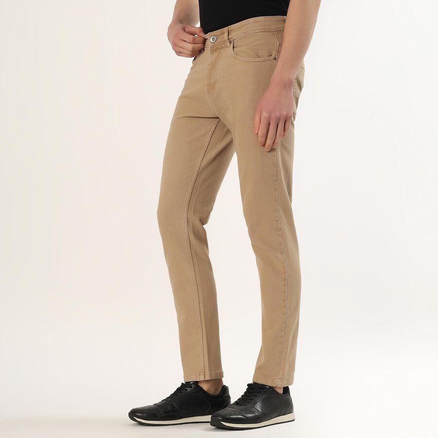 Men's Slim Fit Jeans, Beige, large image number null