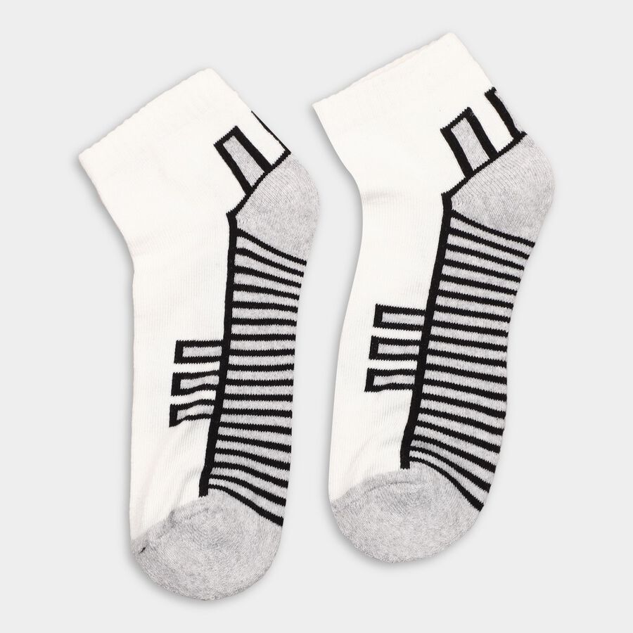 Men's Socks (Pack of 3), नेवी ब्लू, large