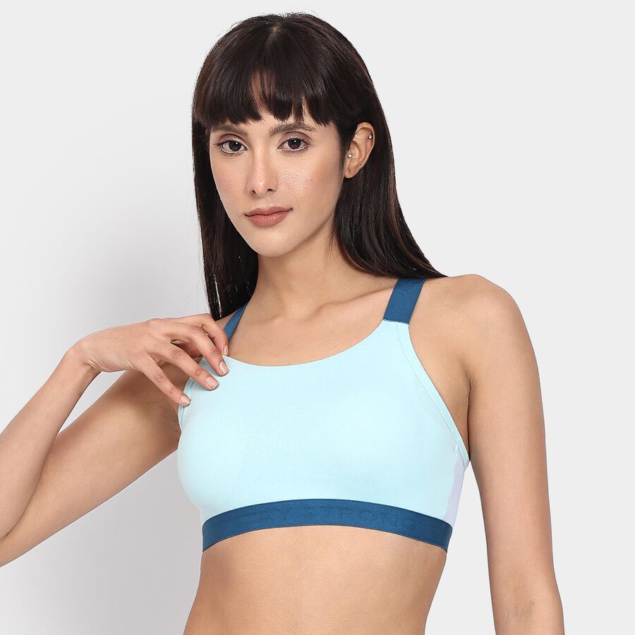 Ladies' Bra , Light Blue, large image number null