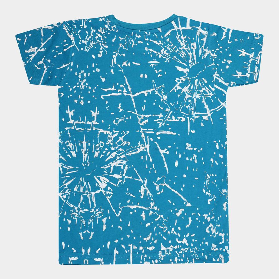 Boys T-Shirt, टील ब्लू, large image number null