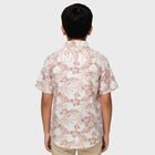 Boys' Rust Cotton Classic Collar Casual Shirt, Rust, small