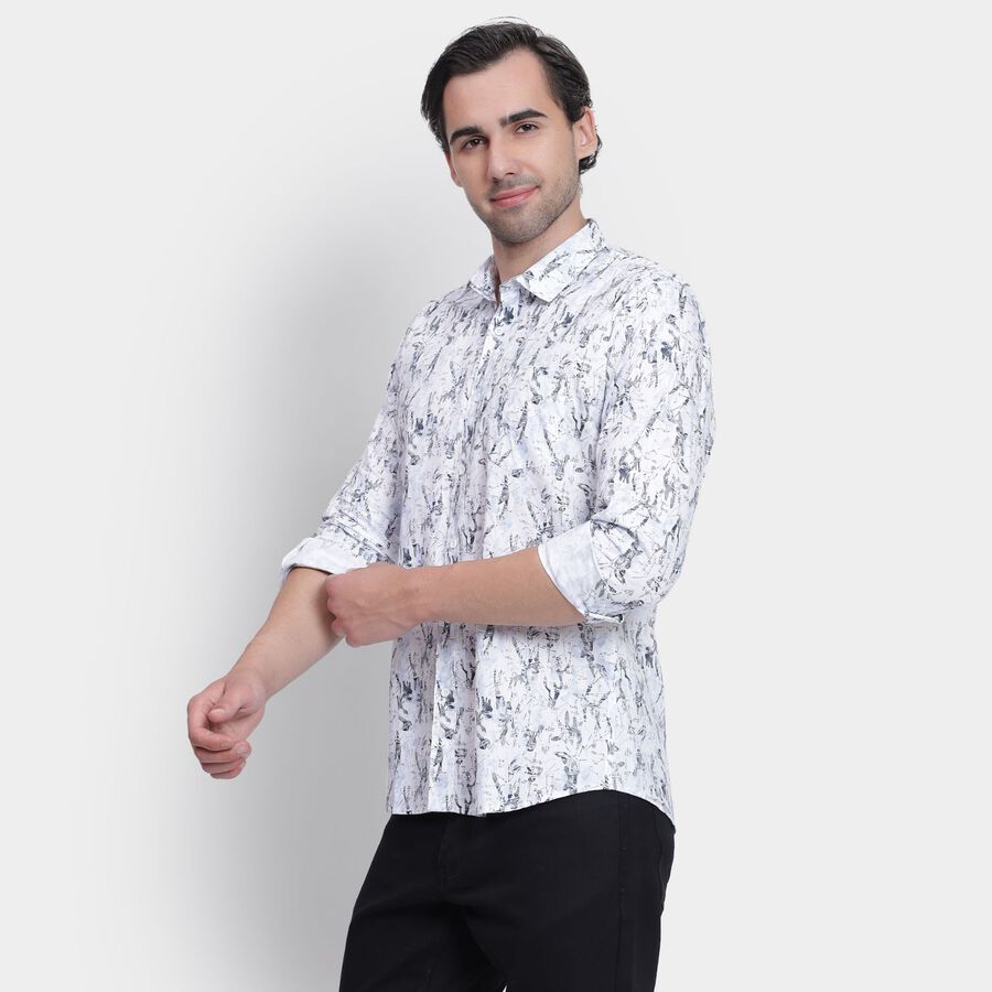 Men's Cotton Casual Shirt, Light Blue, large image number null