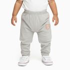 Infants' 100% Cotton Pyjama, Light Grey, small image number null