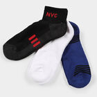 Cotton Spandex Jacquard Socks, Black, small image number null