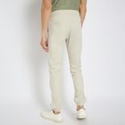 Men's 100% Cotton Slim Fit Casual Trousers, सिल्वर, small image number null