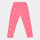 Girls Printed Pyjama, गुलाबी, small image number null