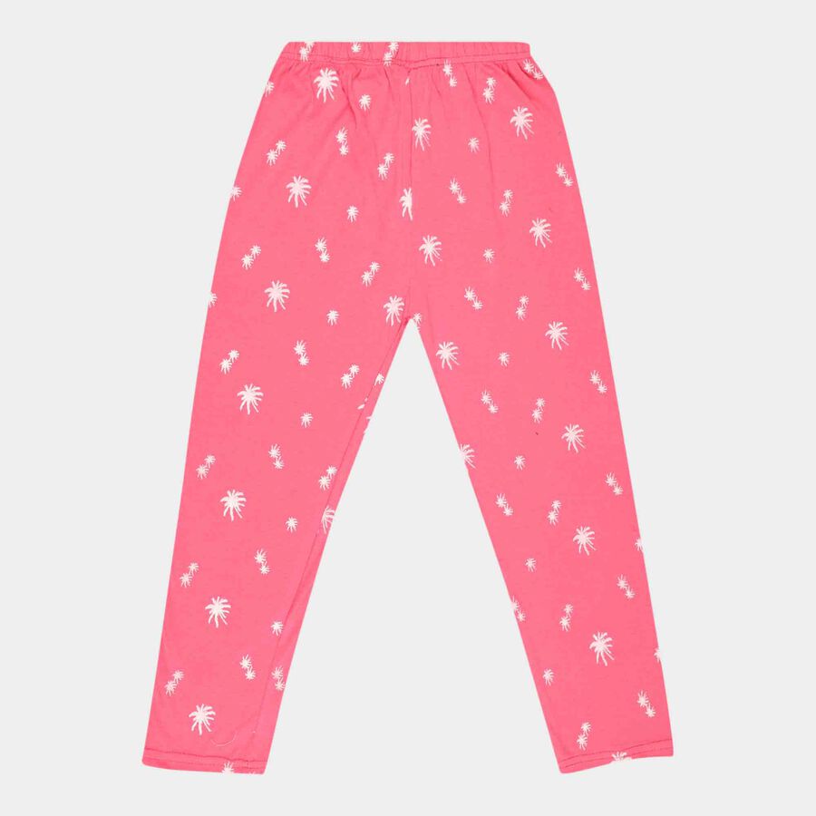 Girls Printed Pyjama, गुलाबी, large image number null