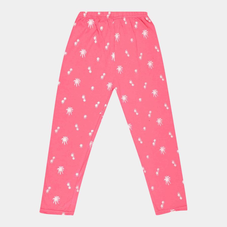 Girls Printed Pyjama, गुलाबी, large image number null