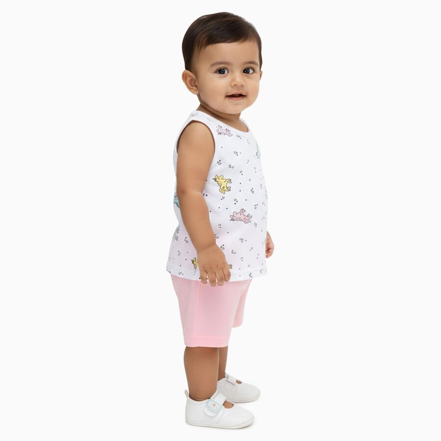 Infants' Short Set, White, large image number null