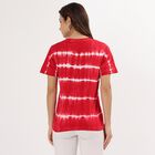 Ladies' 100% Cotton Round Neck T-Shirt , Red, small image number null