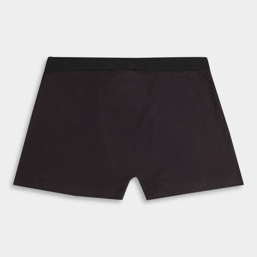 Boy's Cotton Briefs, Black, large image number null