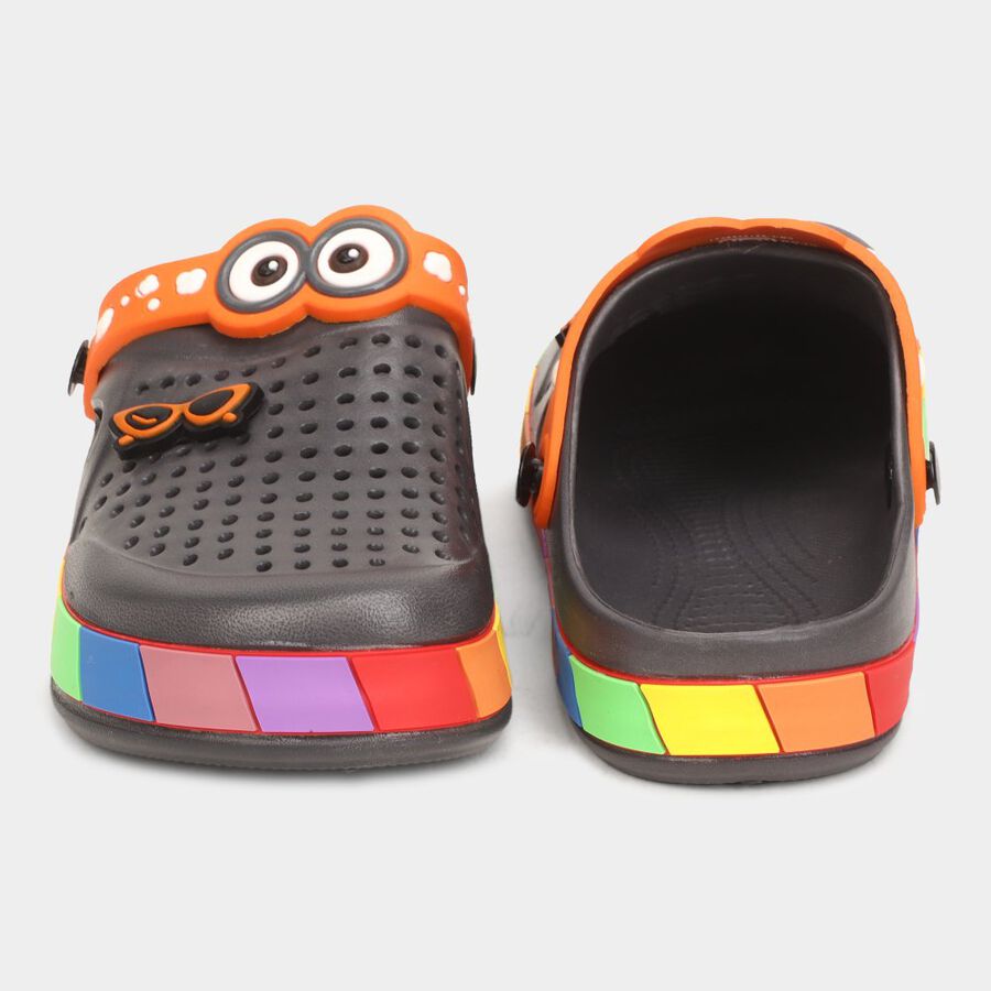 Boys Solid Clog, ग्रे, large image number null