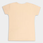 Girls' T-Shirt, गहरा पीला, small image number null