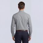 Men's Light Grey Spread Collar Formal Shirt, Light Grey, small