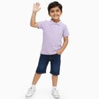 Boys' Half Sleeves T-Shirt, लाइलेक, small image number null